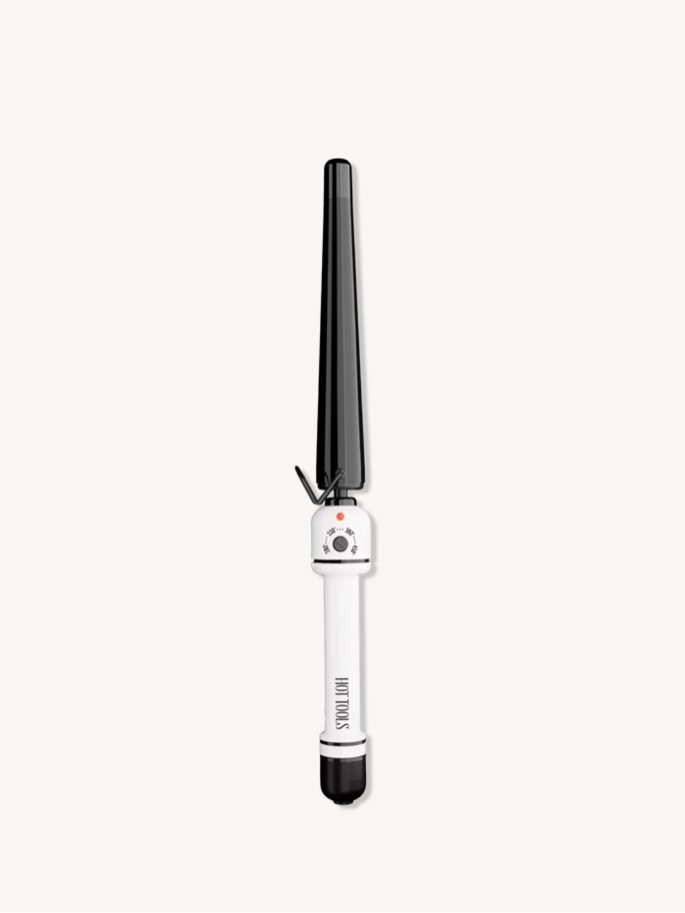 Professional Nano Ceramic 1-1/4" Flipperless Tapered Curling Wand